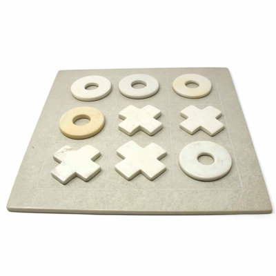 Global Crafts Stone Tic Tac Toe
