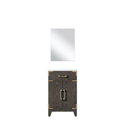 Miroir de salle de bain simple en acrylique l 20 po x P 18 po Laurel