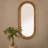 Ozma Solid Wood Oval Wall Mirror