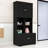 Wood Freestanding Bathroom Storage Cabinet with Adjustable Shelves and Multi-Layer Open Shelves-105280997
