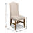 Daphne 20'' H Linen Upholstered Beech Side Chair