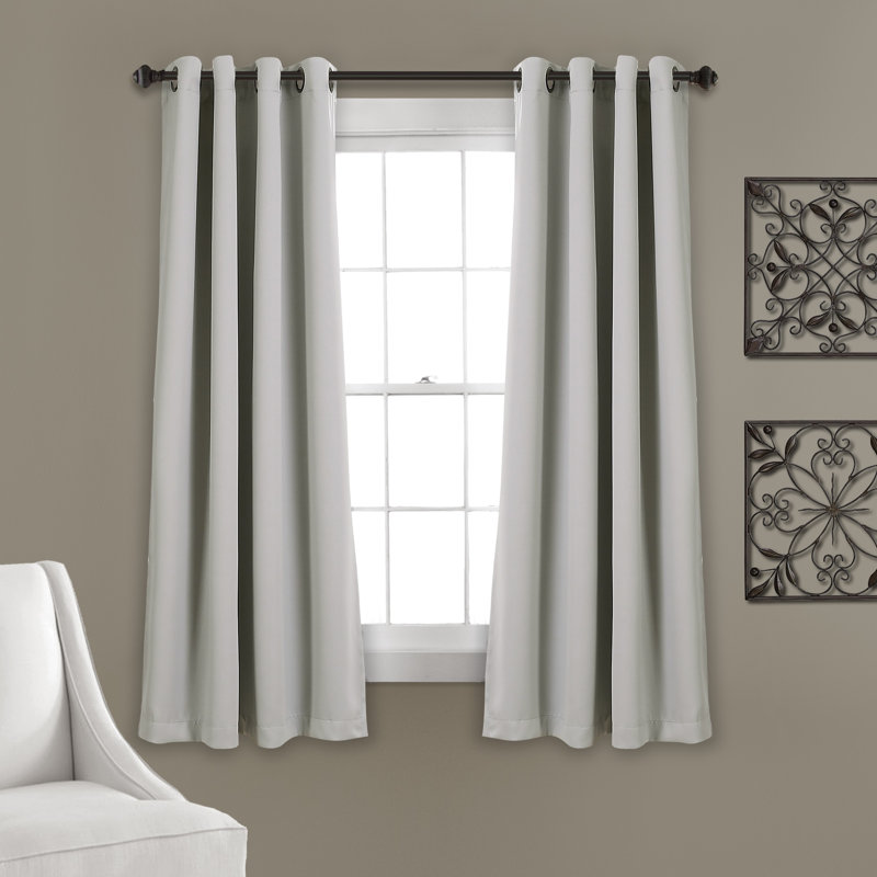 Blackout Curtain, Light Gray
