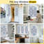 Film d'intimité pour fenêtre en vitrail Ohtmeru 3D, film décoratif anti-UV pour fenêtre de salle de bain, porte d'entrée, maison non adhésive, 23,6 x 35,4 pouces, Bloom Bloom