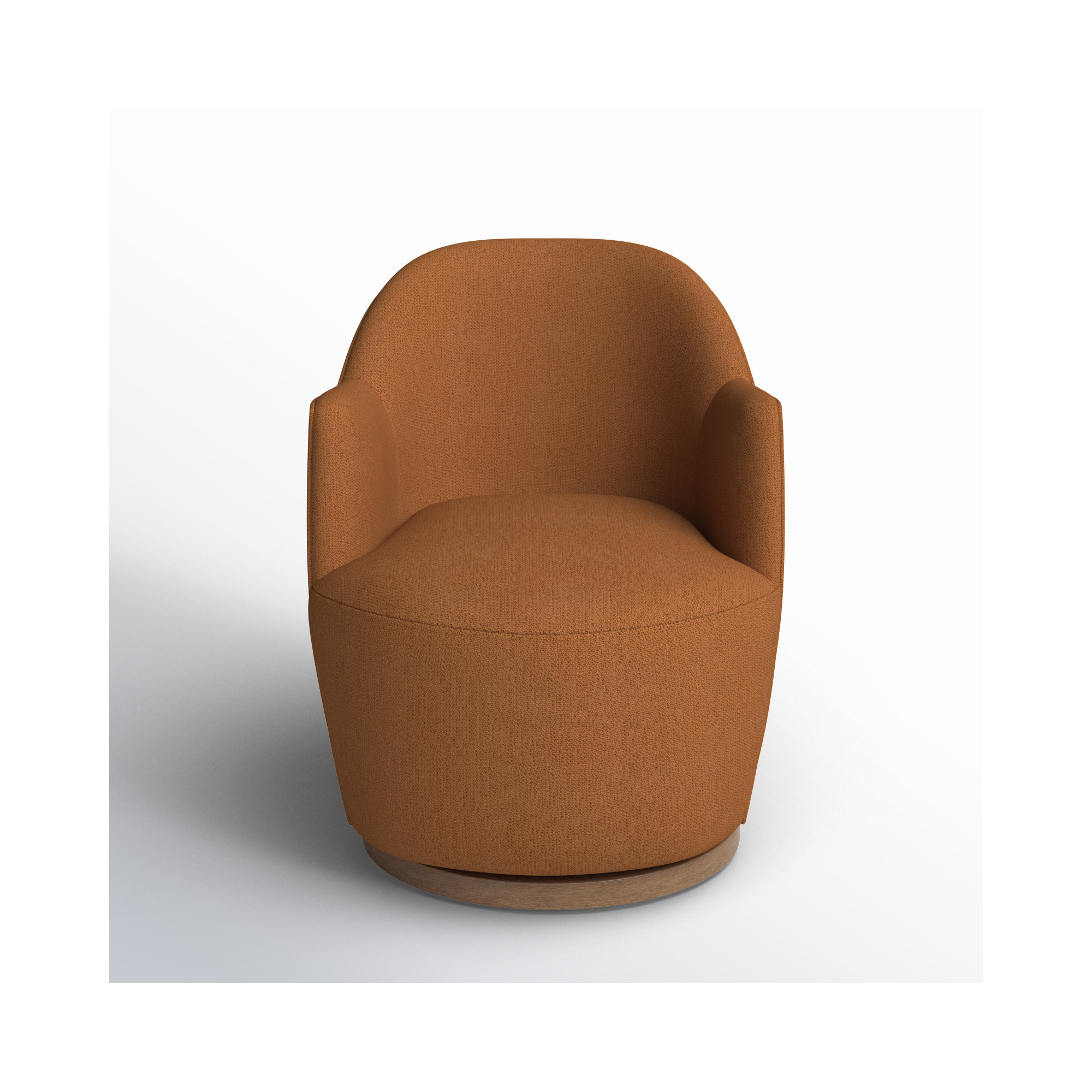 Corson Swivel Accent Chair, Patton Burnish Performance Weave