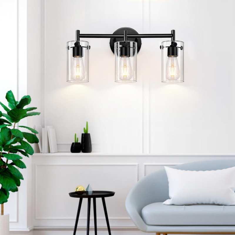 Lagarius 3 - Light LED Vanity Light, Matte Black