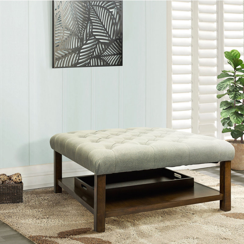 Table basse avec rangement Eureeka, gris