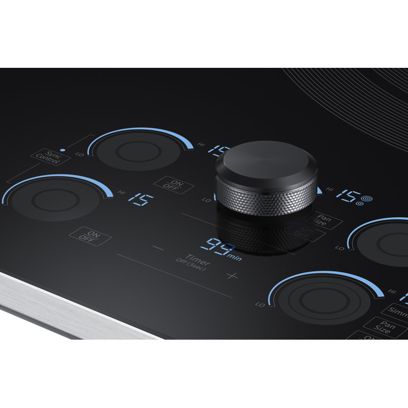36" Smart Electric Cooktop with Sync Elements, Stainless Steel