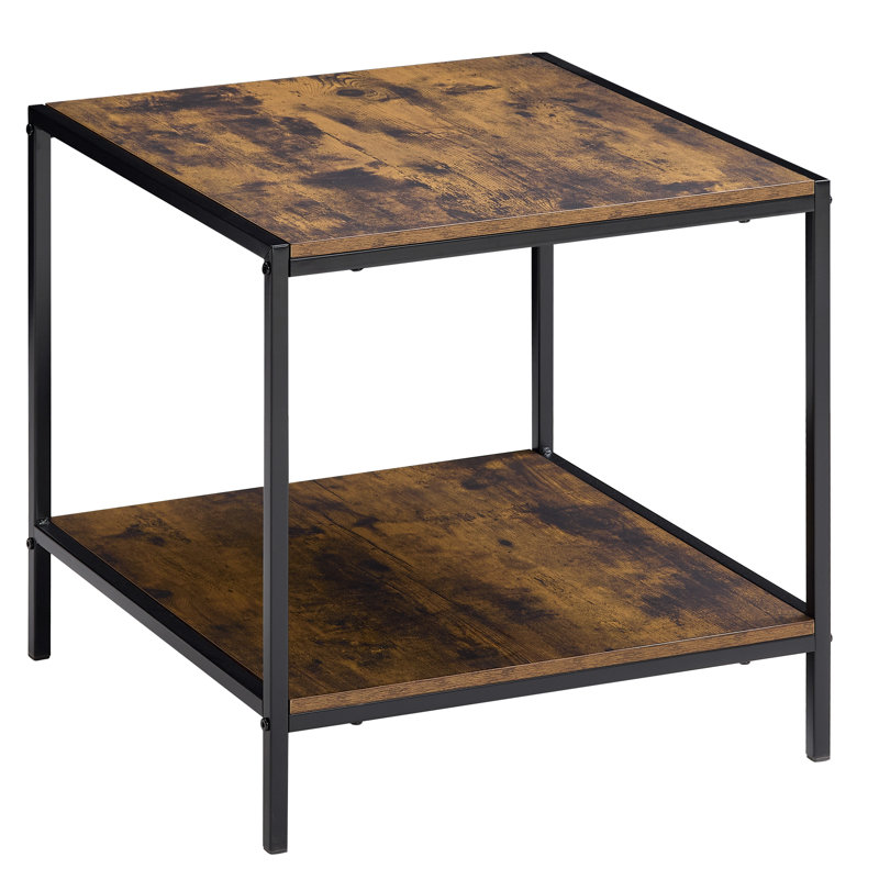 End Table, Stylish Versatile Living Room Home Furniture, Dark Wood
