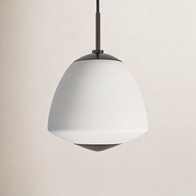 Darby Single Light Glass Dimmable Pendant