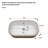 22" X 15.25" White Ceramic Undermount Bathroom Sink With Overflow(Includes Only The Bathroom Sink)