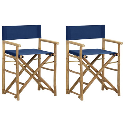 Chaise de camping pliante en bambou et tissu
