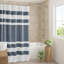 1 PCS 36X72'' Shower Curtain With 3M Treatment Dark Blue