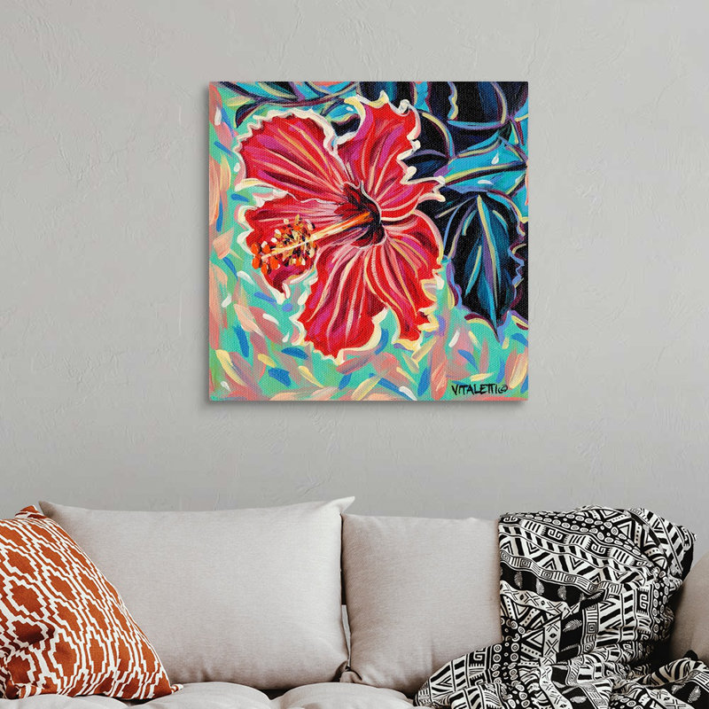 Hawaiian Beauty II, art mural sur toile, Toile tendue, H 30 po x l 30 po x P 1,25 po