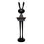 Lampe sur pied de luxe en lapin noir, lumière ambiante décorative pour le côté du canapé du salon-129199477