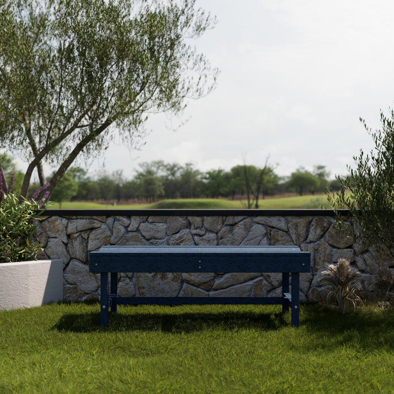 Classic Vineyard Bench, Patriot Blue