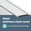  360° Shower Drain With Slim Model Silver Stainless Steel 304 Bathroom