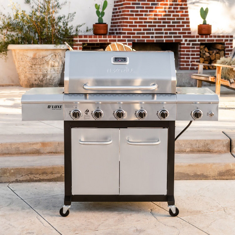 Nexgrill 5-Burner Propane Grill with Side Burner