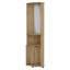 Bar d'angle 2 portes 2 tablettes avec support en verre-1126395141