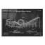 «Roller Coaster Blueprint Vernis Chalkboard», art mural en verre acrylique-1676952119