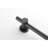 28-inch Slide Bar Handheld Shower With 59-inch Hose And Adjustable Height In Deep Black Color