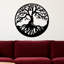 Décoration murale arbre de vie monogramme V-1455100007-1455100005