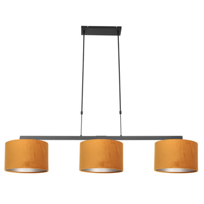 Alisun 3 - Light Black Kitchen Island Pendant