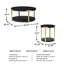Table Shylore (ensemble de 3)