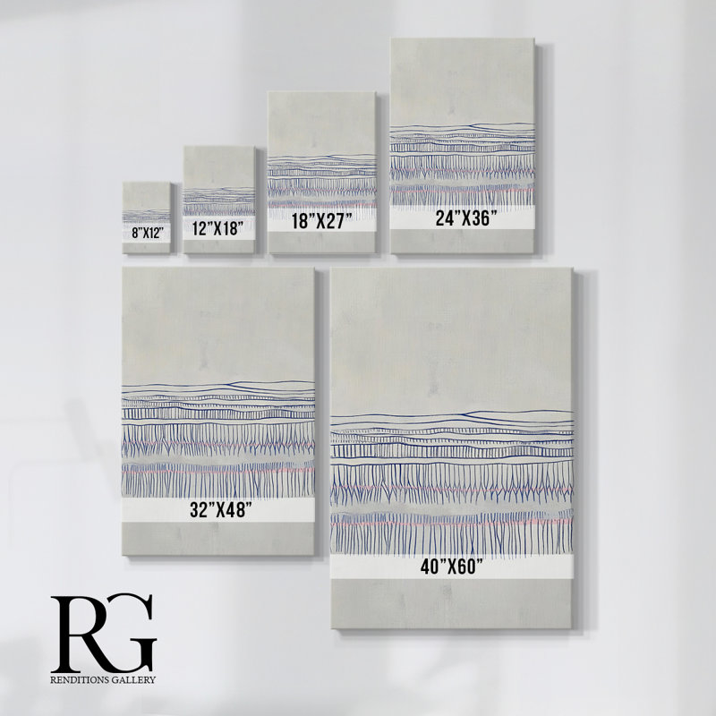 Abstract CDLXXXI Gallery Wrapped Canvas - Ready To Hang, 18" H x 12" W