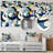Cubist Blue Reality VI - Geometric Metal Wall Decor, Modern Metal Print-1166599504