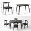 Solid Table And Solid Chairs Set