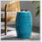 Ruby Side Table, Lace Cut Metal End Table For Outdoor & Indoor Use, Barrel Shape Accent Table With No Assembly Needed For Garden, Patio, Living Room, Backyard Decor-479456185