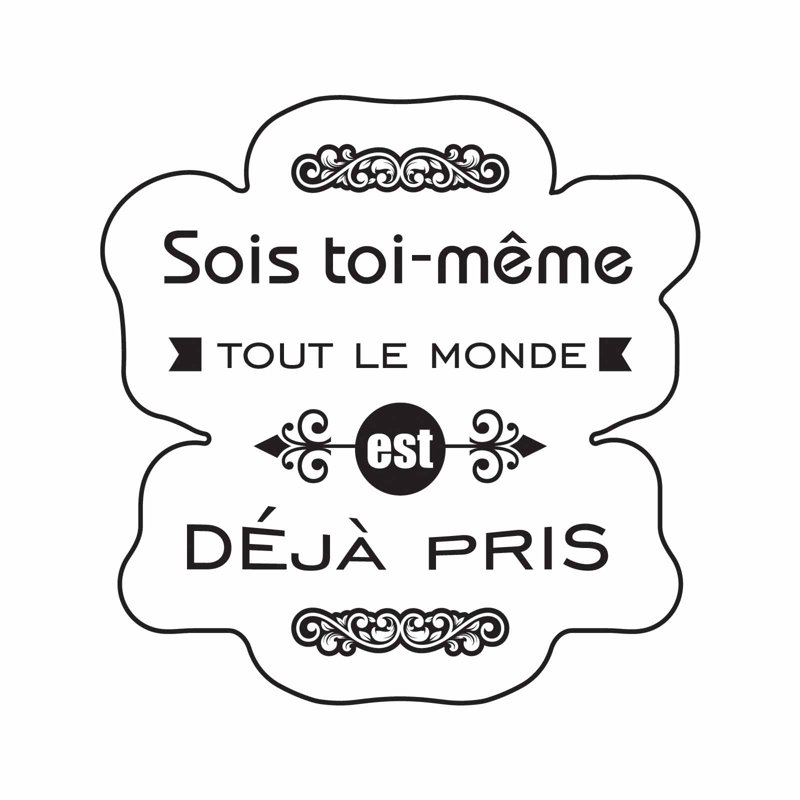 Text & Numbers Wall Decal