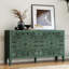 Buffet sculpté avec porte et pieds en bois massif-302515152-331747878