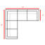 Canapé modulaire d'extérieur en résine avec coussins bruns et gris, facile d'entretien, groupe facile à nettoyer