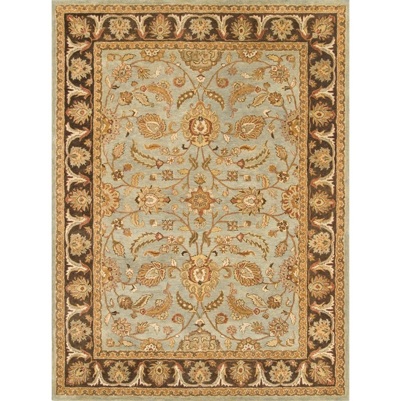 Osblek Wool Oriental Indoor Rug, Rectangle 4' x 6'