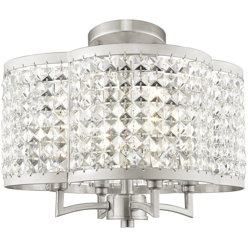 4 - Light Geometric Chandelier