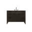 Meuble-lavabo simple 48 po en chêne chocolat-588349404-588349377