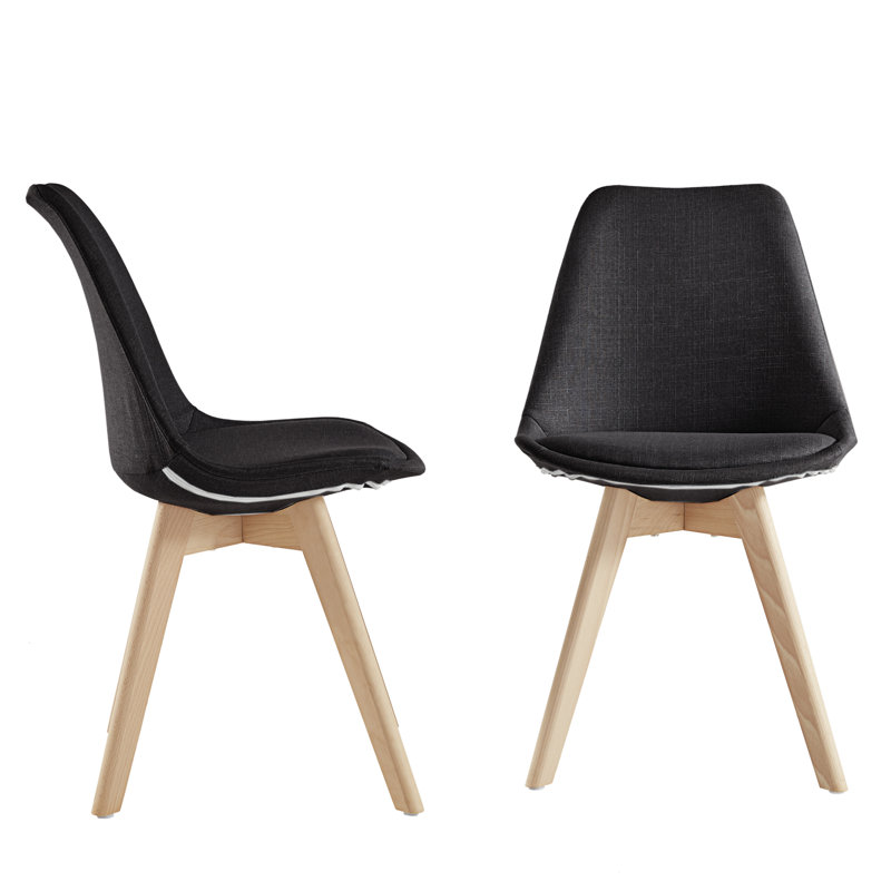 Chaise de salle à manger Clarkson, Gris foncé