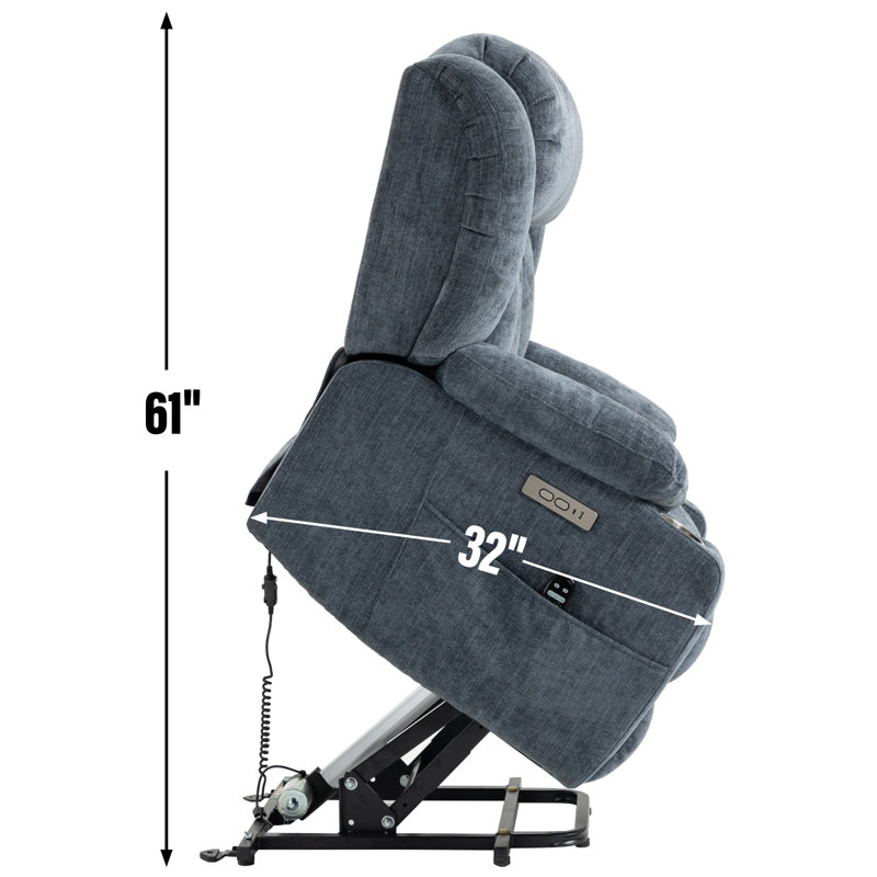Fauteuil inclinable Biggins, Bleu