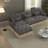Deep Seat Modular Sofas Chenille Leopard Modern Living Room Home