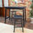 Elegant Black 22"D x 42"W x 36"H Handcrafted Compact Asian-Inspired Bar Table-1913245784