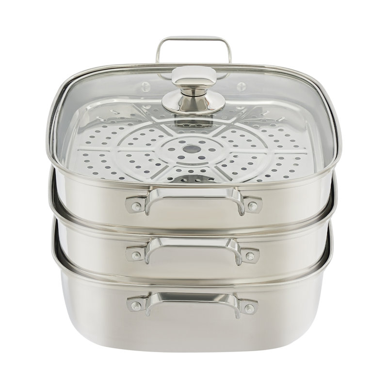 3-Tier Steamer Pot with Lid