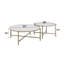 Ensemble de tables gigognes en marbre Zaidee
