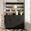 Armoire de rangement pour chaussures 24 paires avec portemanteau-870010847