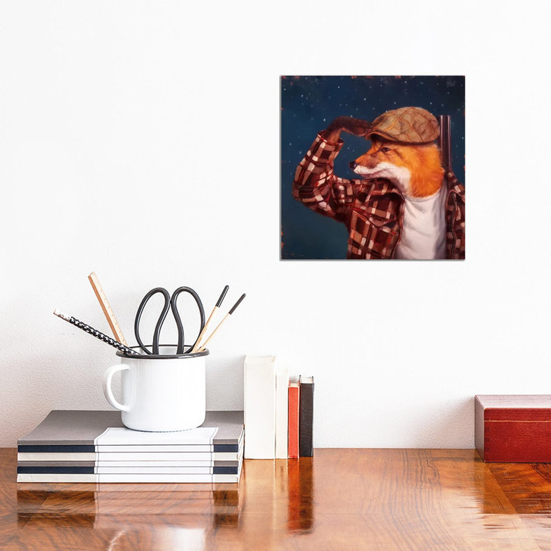 Fox Hunt by Lucia Heffernan - Wrapped Canvas Print, 30.48 cm H x 30.48 cm W