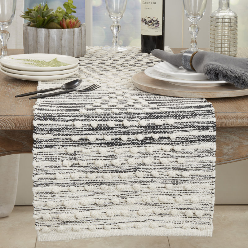 Linge de table Kavya Collection, Noir