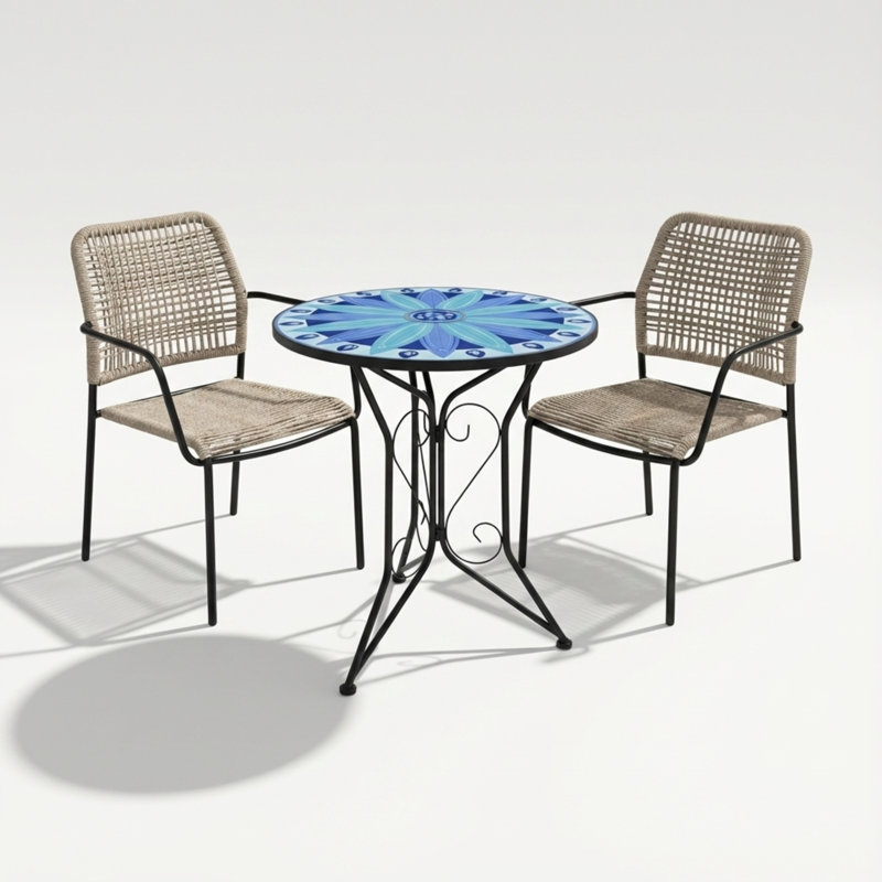 2 - Person Patio Dining Set with Round Table