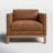 Nels 33.07'' Wide Top Grain Genuine Leather Club Chair