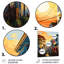 «Multicolor Village In Europe III - City Buildings», impressions sur métal-1110196030