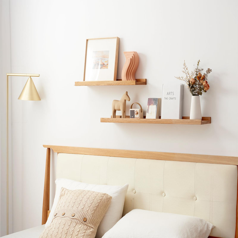 Everlyse Wood Floating Shelf